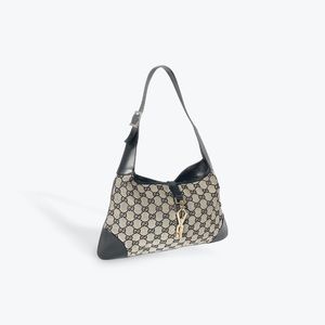 Authentic Gucci Jackie GG print Grey